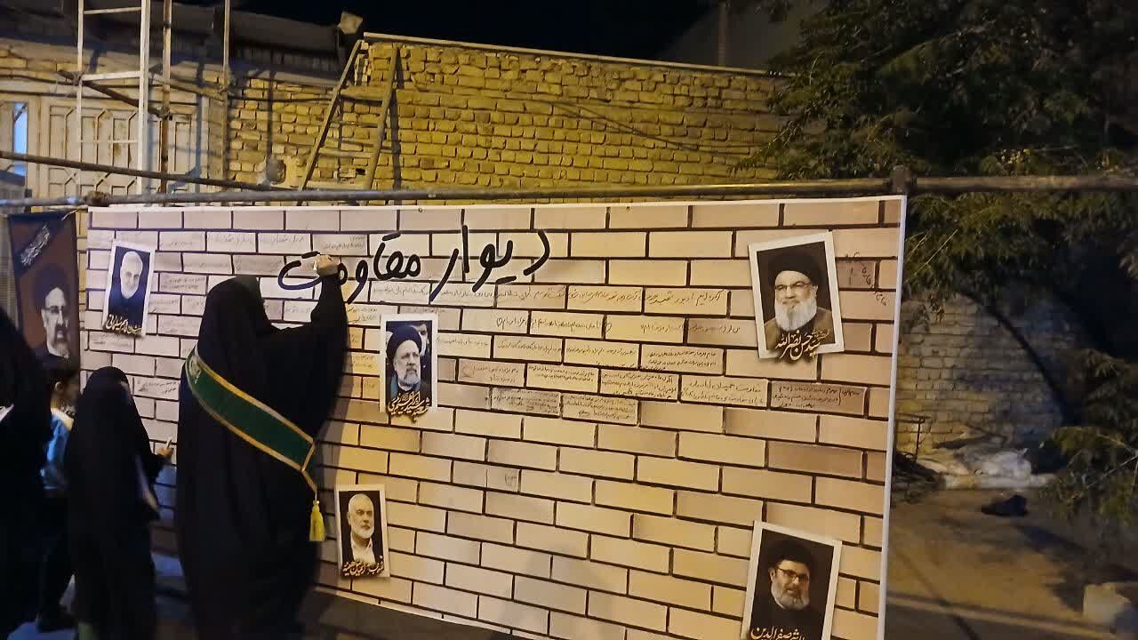 «دیوار مقاومت» در آران و بیدگل رونمایی شد
