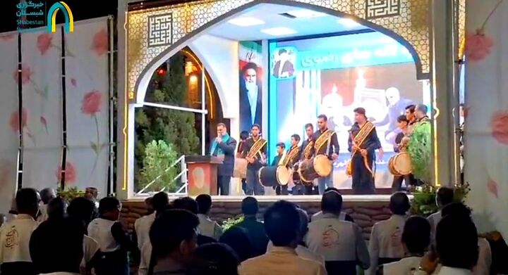 عزاداری زائران شهید سلیمانی در اولین سالگرد شهدای خدمت