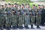 صبحگاه مشترک نیروهای مسلح در گیلان