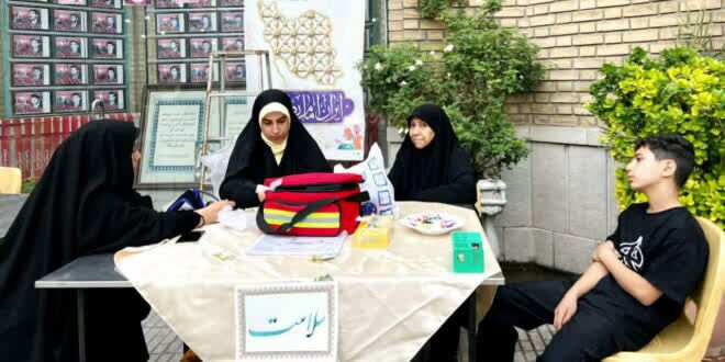 اقدامات خادمیاران رضوی در چله خدمت