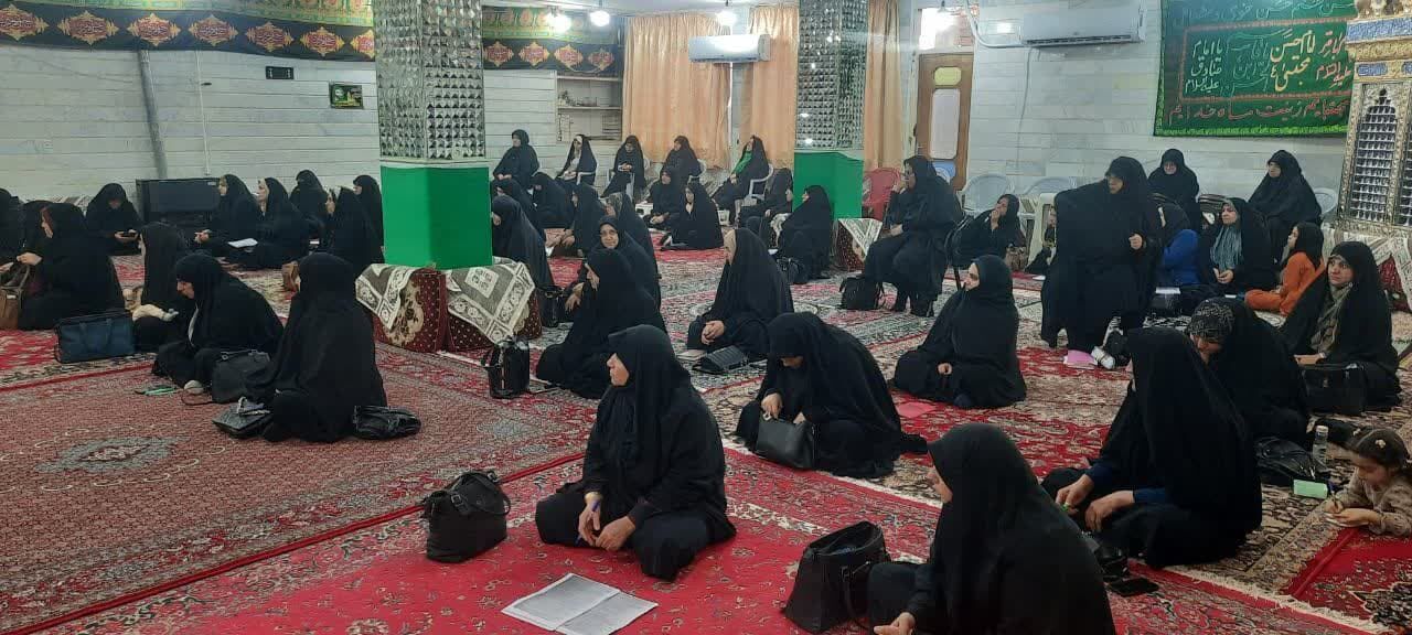 برگزاری آزمون پایانی کلاس‌های آموزش مداحی بانوان شهرستان آران و بیدگل 