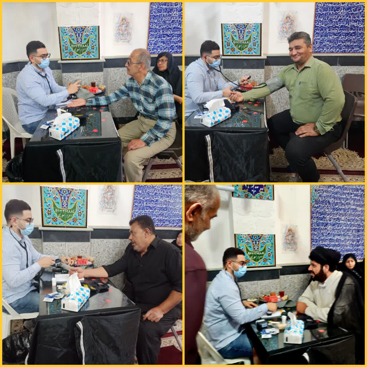 یادبود شهدای خدمت در مسجد جامع آقاسیدحسن دارسازی رشت