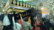 آئین سیاهپوشی حرم سیدجلالدین اشرف در شب شهادت جوادالائمه در آستانه اشرفیه  