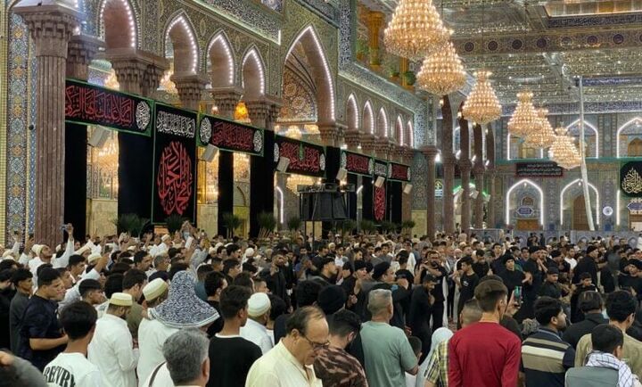 مراسم سوگواری سالروز شهادت امام جواد(ع) در کربلا