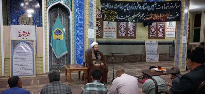 مراسم سوگواری شهادت امام جواد(ع) در سنقر برگزار شد