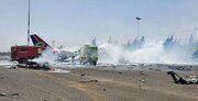 حمله جنگنده‌های صهیونیستی به فرودگاه بین المللی صنعا