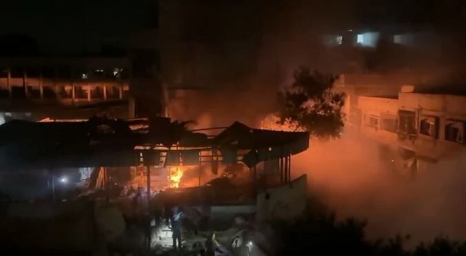 بمباران مناطقی از نوار غزه توسط صهیونیست‌ها