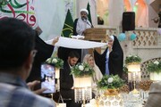 جشن ازدواج ۱۱۰ زوج آران و بیدگلی در تکیه حاج عبدالله خان