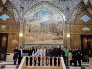 شگفتی های هنر خاتم کاری تالار خاتم کاخ مرمر بررسی شد