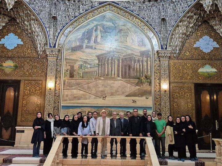 شگفتی های هنر خاتم کاری تالار خاتم کاخ مرمر بررسی شد