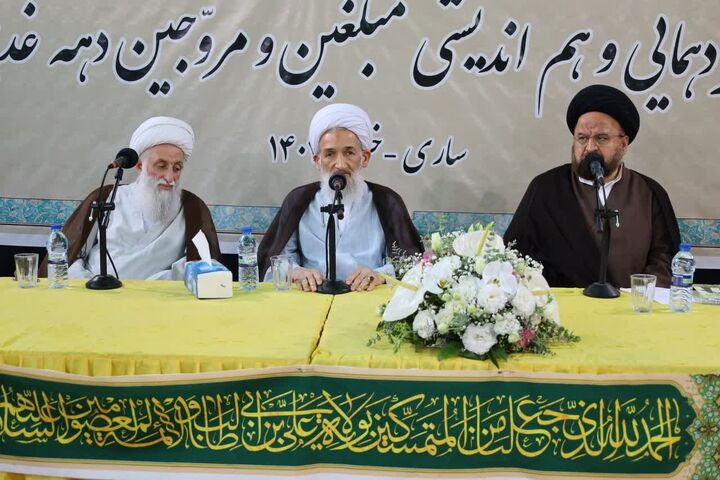 مسئولان نظام علوی باید با عملکرد صحیح خود مبلّغ غدیر باشند