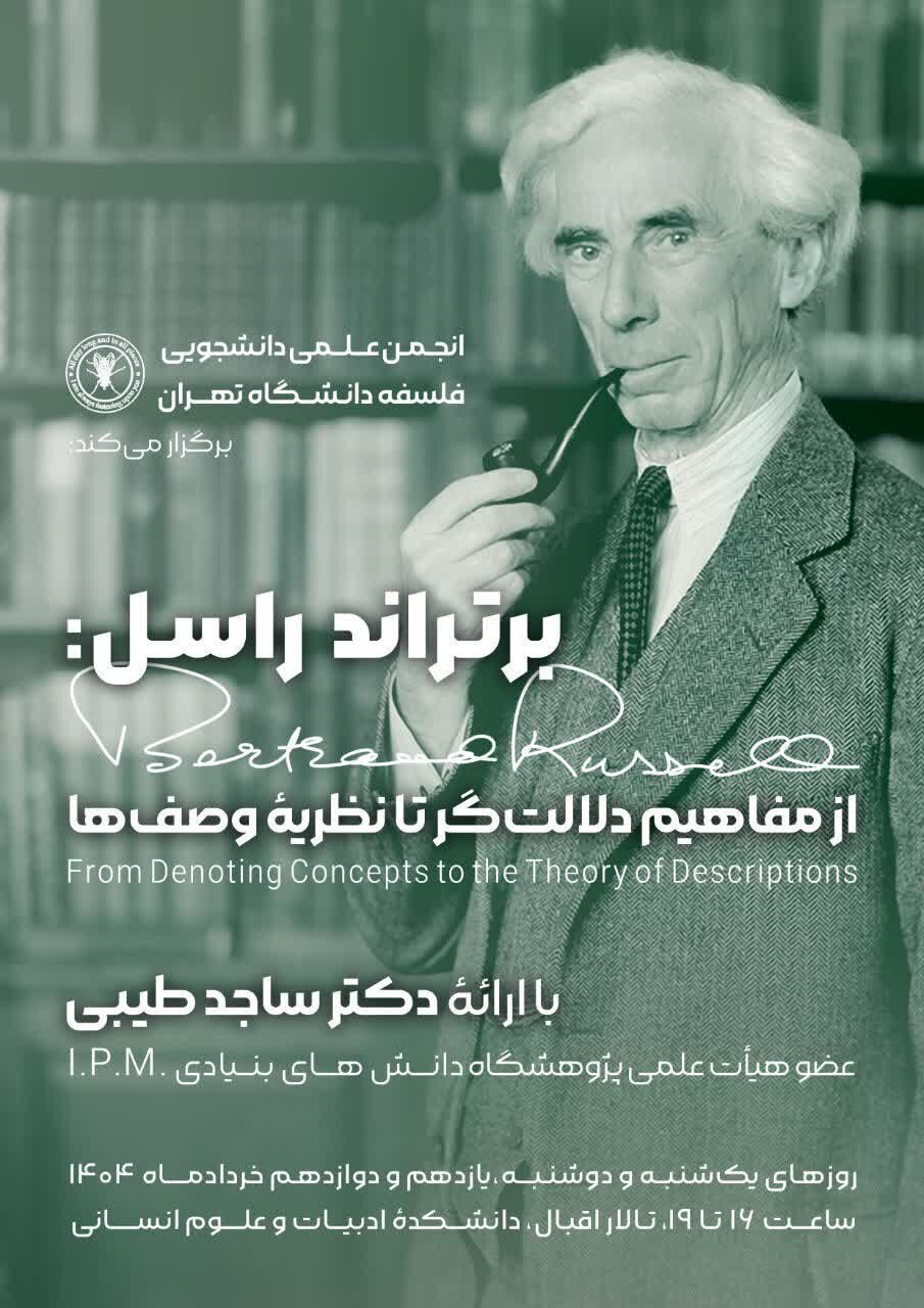فلسفه زبان، از مفاهیم دلالت‌گر تا نظریه وصف‌ها؛ با تکیه بر آراء برتراند راسل
