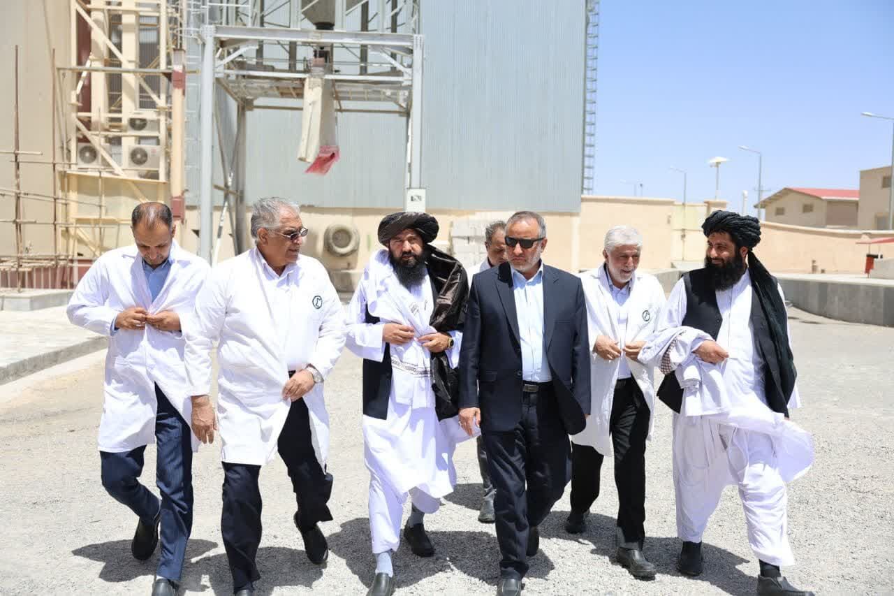 بازدید والی فراه افغانستان از بزرگترین واحد تولید خوراک دام و طیور شرق کشور