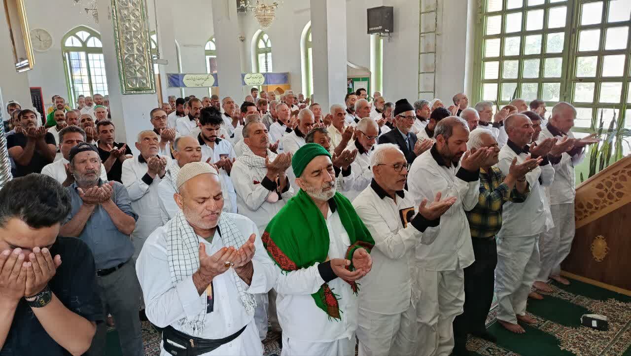 کاروان پیاده مشهد به کربلا میهمان امامزاده علوی(ع) شدند