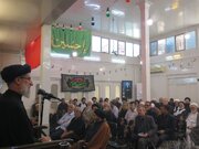 مراسم سوگواری شهادت امام باقر(ع) در حسینیه دفتر آیت الله فاضل لنکرانی برگزارشد