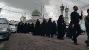 دسته عزاداری سالروز رحلت امام خمینی(ره) زیر باران آستانه اشرفیه 