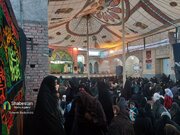 مجلس روضه در تکیه ۱۹۶ ساله بُنگی‌های کرمان