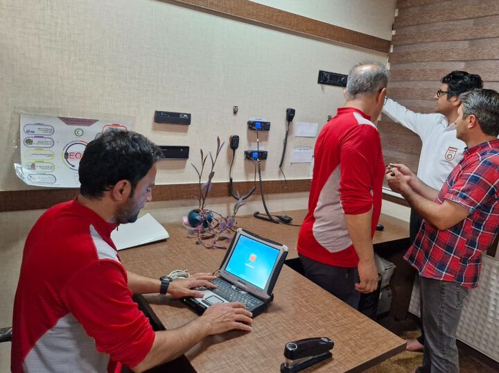 ارتقای ارتباطات رادیویی هلال احمر ایلام برای خدمت‌رسانی به زائران اربعین