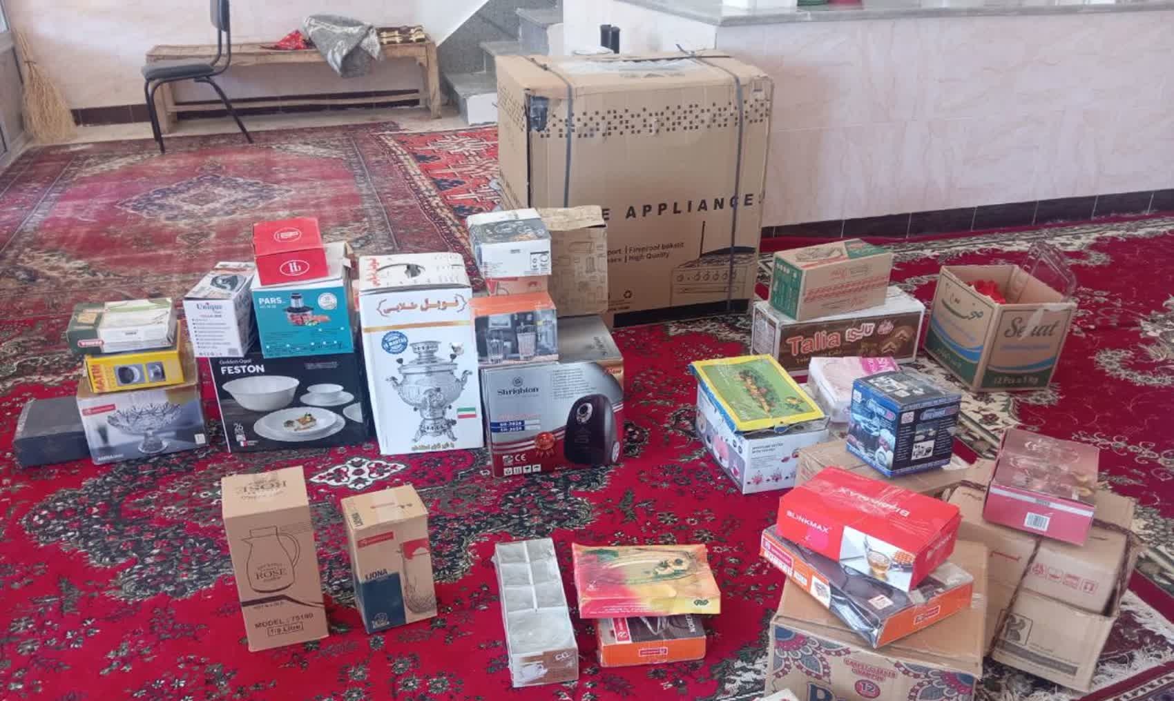 عروسی که به همت مسجدیهای روستای زاویه سکمن آباد خوی راهی خانه بخت شد