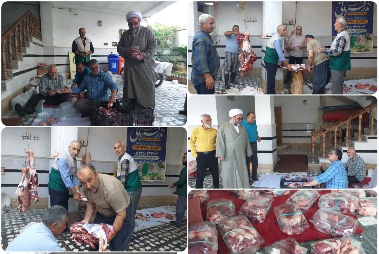 کانونهای مساجد مازندران تبلور خدمت به نیازمندان در عید قربان