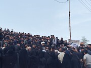 مراسم تشییع و تدفین پیکر امام جماعت مسجد جامع شهرستان جیرفت