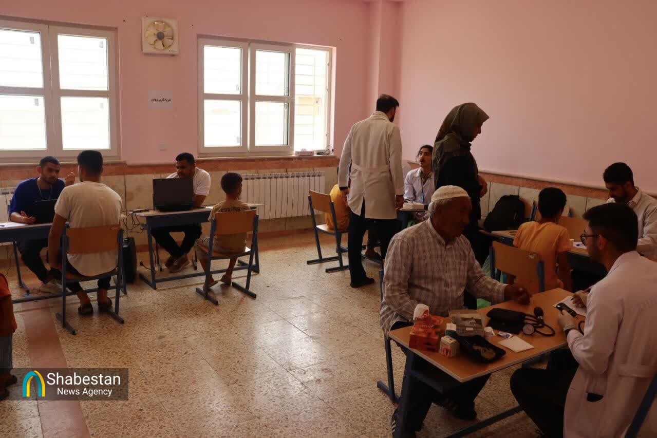 روایت خدمت و همدلی؛ دانشجویان علوم پزشکی گلستان امید و سلامت را به قورچای بردند