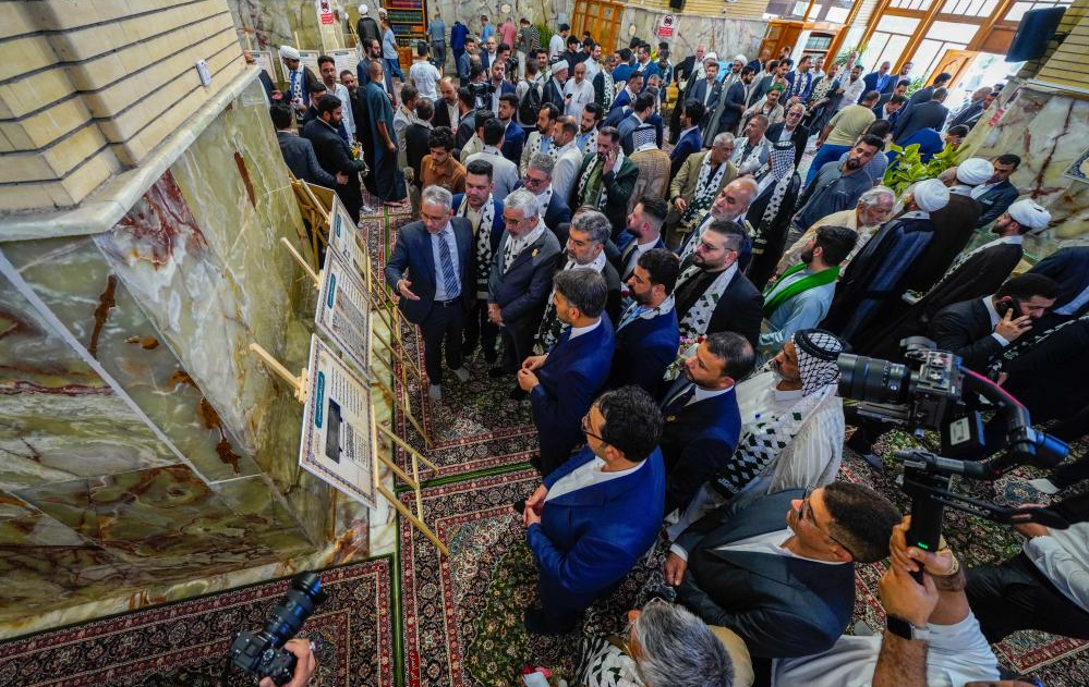 افتتاح نمایشگاه قرآن‌های خطی نفیس در به مناسبت هفته جهانی غدیر + عکس