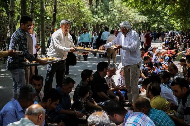 اطعام بزرگ علوی در ۵ نقطه مشهد