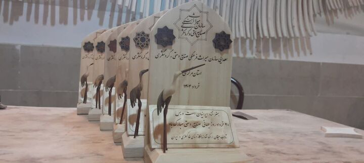 طراحی تندیس نمادین تالاب میقان اراک توسط مدیر کانون آل رسول  