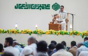 برگزاری محفل قرآنی در آستانه عید غدیر در حرم امام علی(ع)+ عکس