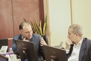 دیدار استاندار کهگیلویه و بویراحمد در تهران با مسئول سازمان بسیج علمی، پژوهشی و فناوری