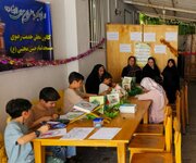 خادمیاران رضوی بهشهر و برپایی ایستگاه نقاشی و روایت غدیر در دهه ولایت