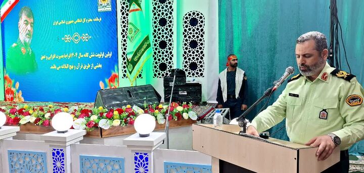 تجلیل از حافظ قرآن مراکز آموزش فراجا در مرکز آموزش مالک اشتر اراک/ برگزاری ۵۰۶ جلسه نهج‌البلاغه 