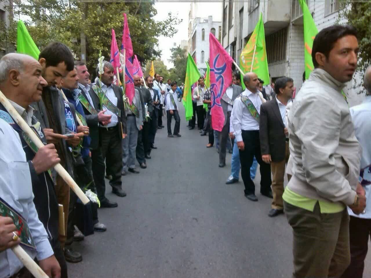 شادپیمایی موتورسواران علوی در تهران همزمان با عید غدیر