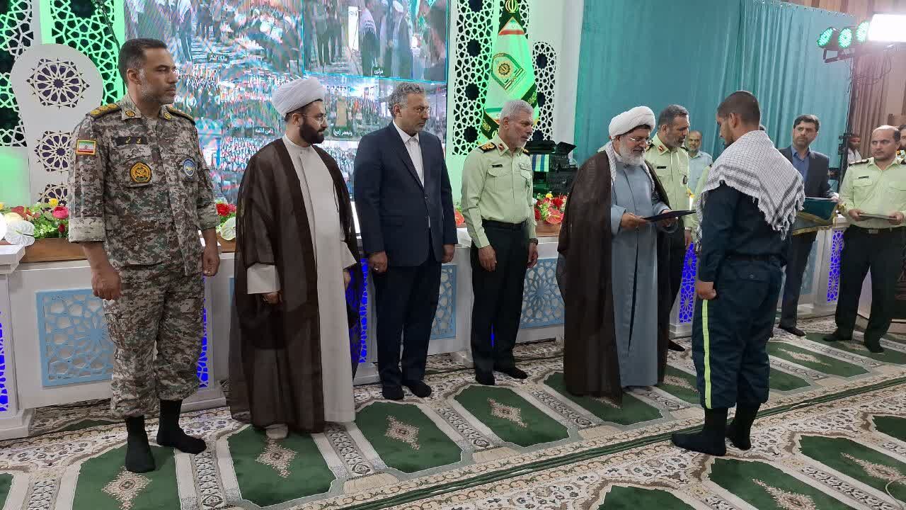 تجلیل از حافظ قرآن مراکز آموزش فراجا در مرکز آموزش مالک اشتر اراک/ برگزاری ۵۰۶ جلسه نهج‌البلاغه 