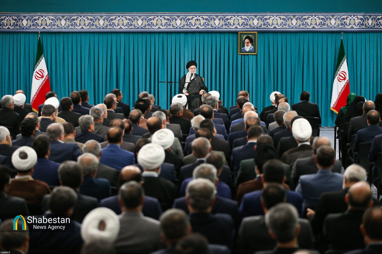 دیدار نمایندگان مجلس شورای اسلامی با رهبر معظم انقلاب اسلامی