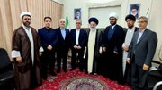 استاندار کهگیلویه و بویراحمد با آیت‌الله حسینی بوشهری دیدار کرد