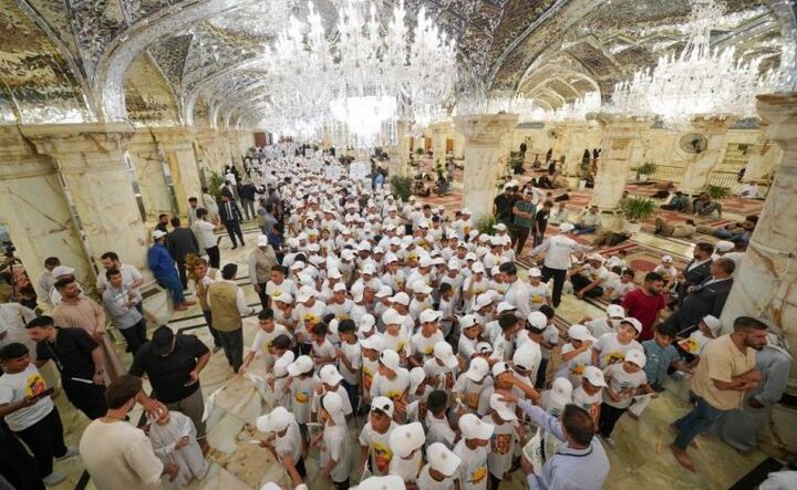 شرکت هزار کودک یتیم در راهپیمایی دوستداران امیرالمؤمنین(ع) در هفته غدیر