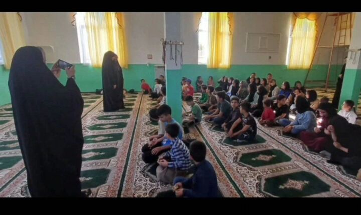 جشن ولایت در یالغوز آغاج؛ سرور غدیر با حضور خواهران رهپویان