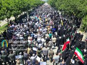 راهپیمایی مردم بجنورد در محکومیت جنایات رژیم صهیونیستی