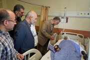 عیادت معاون اول رئیس جمهور و وزیر بهداشت از مجروحان حملات رژیم صهیونیستی