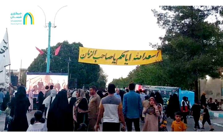 بخشی از مسیر "غدیر حماسی" در کرمان