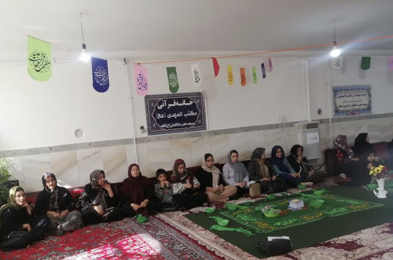 تجلی انس با قرآن، دعا و ولایتمداری در محفل دعای استغاثه مسجد حضرت ابوالفضل (ع) قلعه