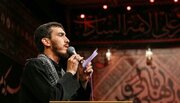 مهدی رسولی مرثیه حضرت رقیه(س) را در دانشگاه تهران می‌خواند