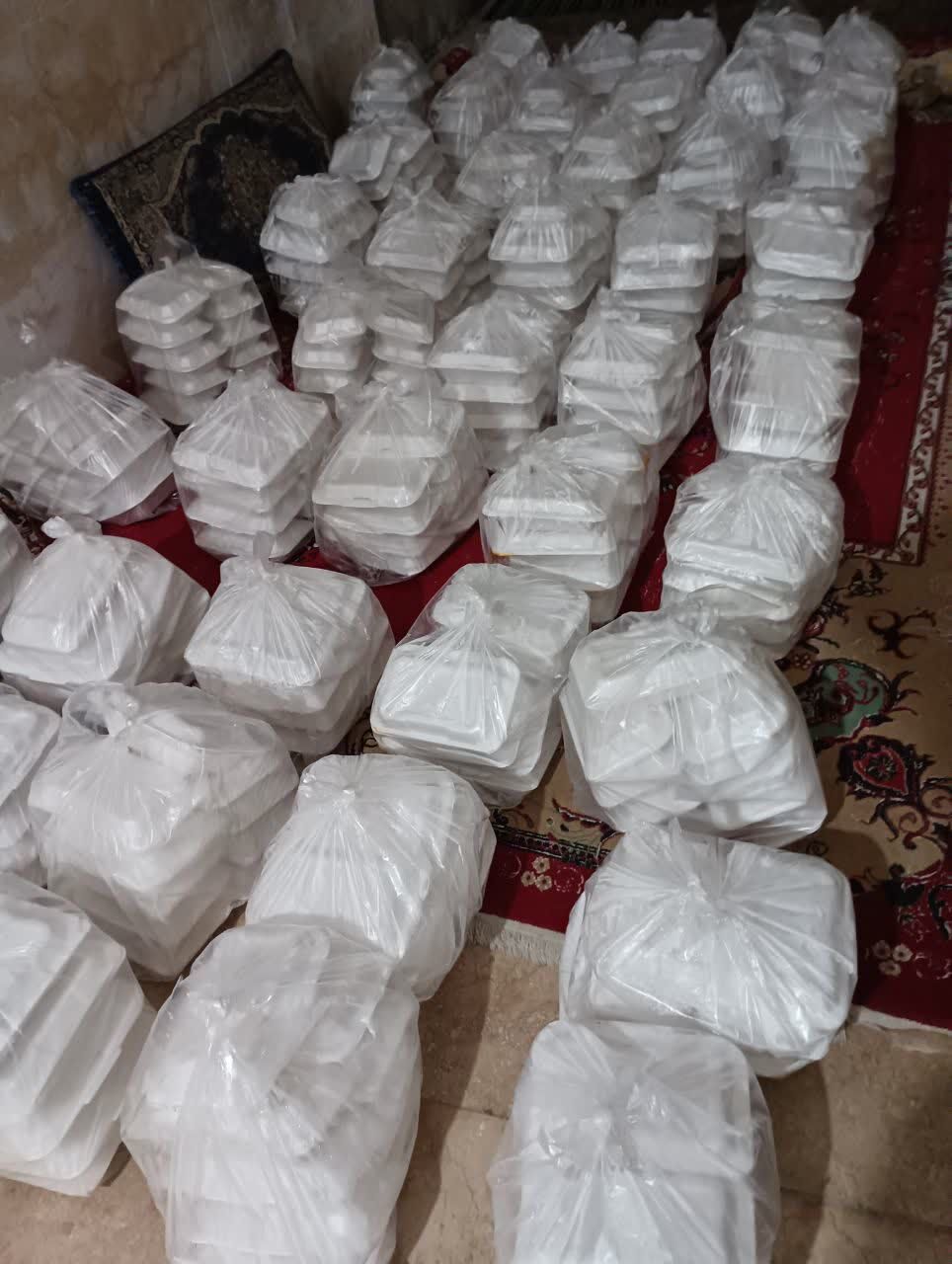 سفره داری مازندرانیها در اطعام علوی