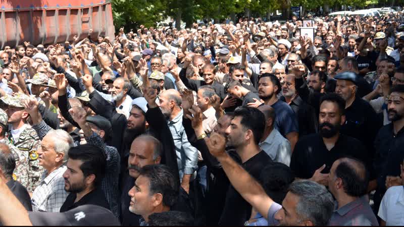 بوی بهشت در خیابان های همدان پیچید/ تشییع با شکوه شهدا در شهرستانهای استان همدان