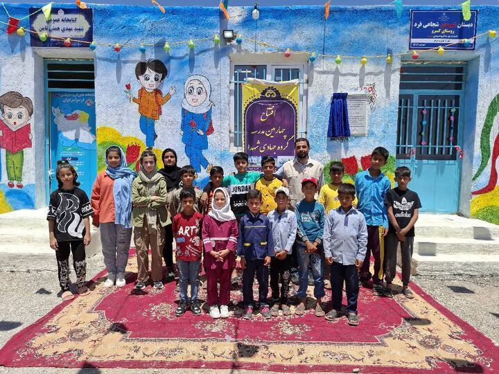 افتتاح یک کتابخانه و یک مدرسه در روستاهای عشایری سبزوار