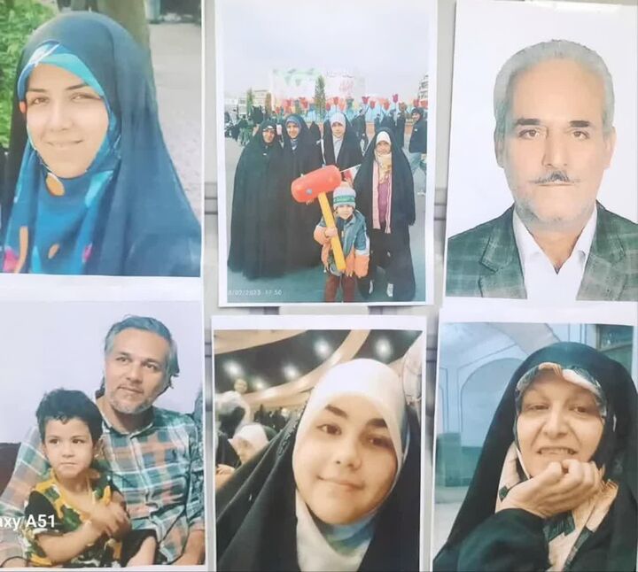 شهادت یک خانواده ۷ نفره بهشهری مقیم تهران