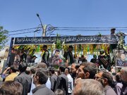 تشییع پیکر شهدای مدافع وطن در زنجان