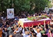 تشییع پیکر پاک شهید «ابوذر مرادی فرد» در خرم آباد